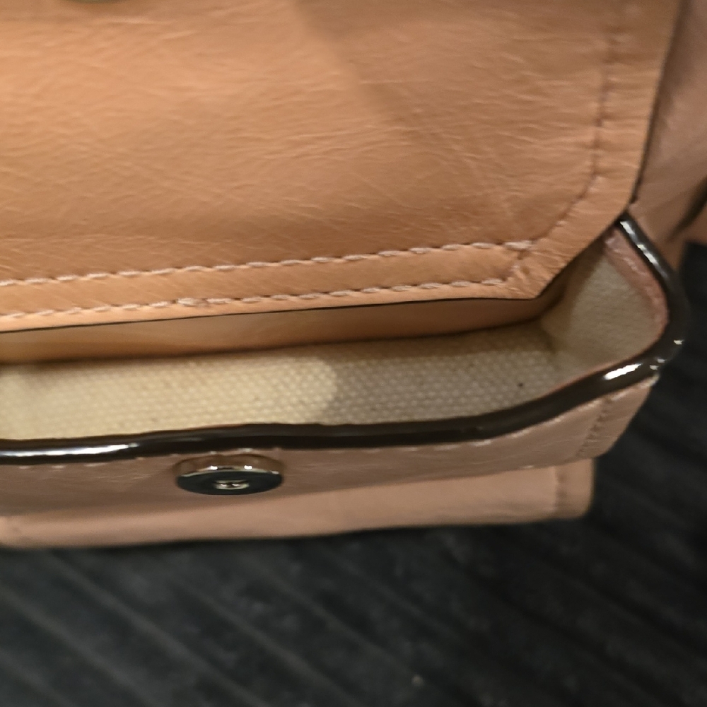 Michael Kors Blush Leather Crossbody Bag - Picture 9 of 14